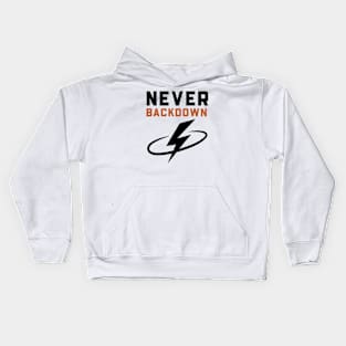 Never Backdown Kids Hoodie